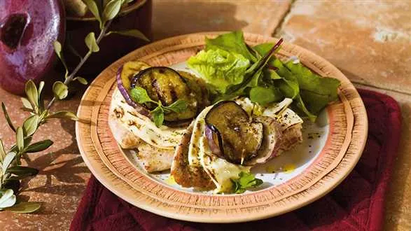 Pierś kurczaka z bakłażanem