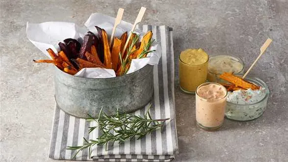 4 sposoby na frytki i dipy