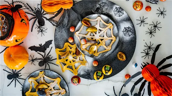 Pajęczynowe pancakes dyniowe