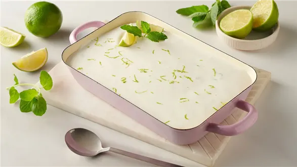 Limonkowe ciasto bez pieczenia