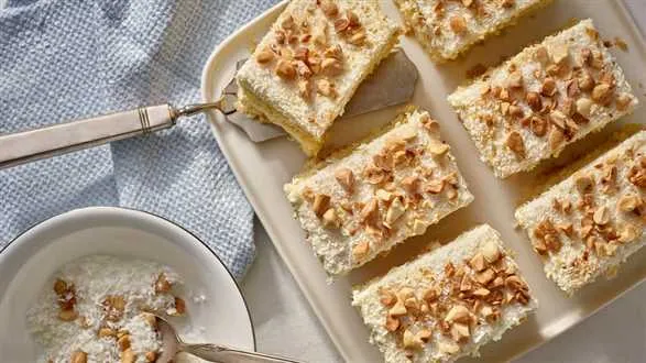 Ciasto kokosowe z migdałami – przepis