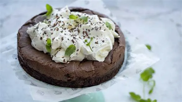 Ciasto czekoladowa chmura