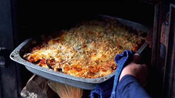 Parmigiana z bakłażanem i ziemniakami