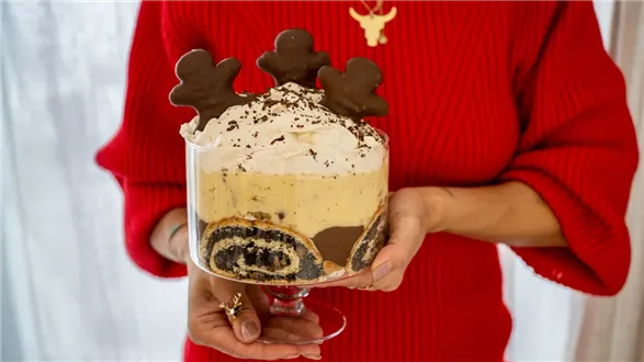 Świąteczne trifle figowo-czekoladowe