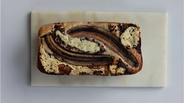 Chlebek bananowy z tahini