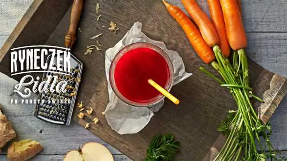 Sok z buraka, marchwi i jabłka z imbirem