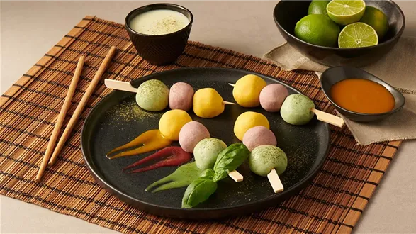 Dango w trzech smakach