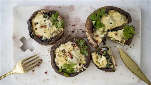 Faszerowane pieczarki portobello