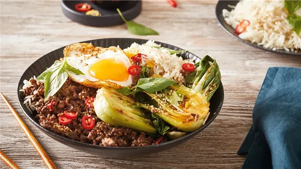 Bowl z wołowiną w stylu japońskim