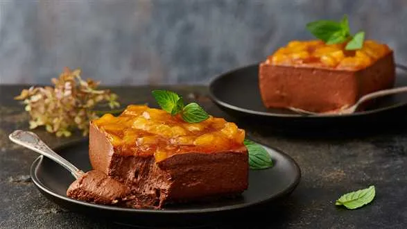 Deser czekoladowo-pomarańczowy