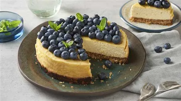 Tofurnik z borówkami