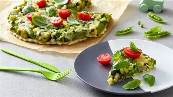 Odwrócona zielona tarta