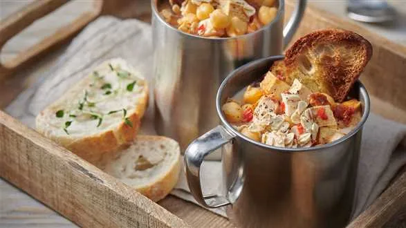 Szybka zupa z ciecierzycy