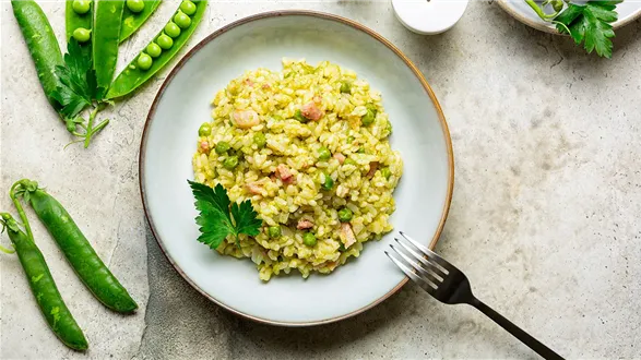 Risotto z groszkiem — przepis rodem z Wenecji