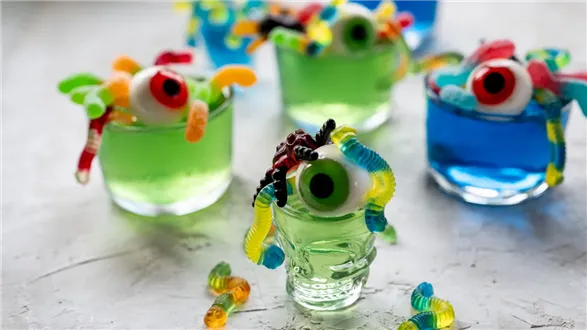 Straszne galaretki na Halloween