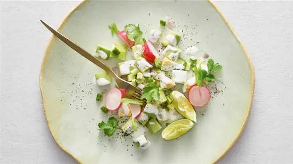 Sałatka z karmelizowanymi rzodkiewkami