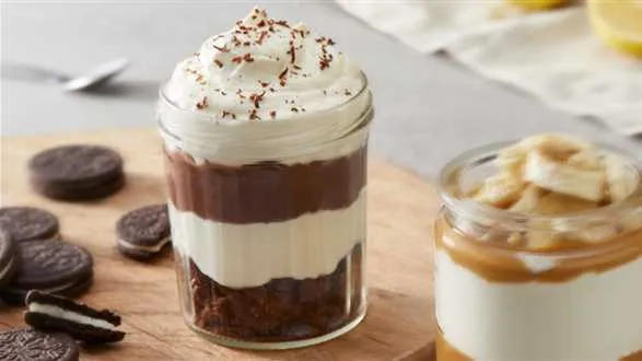 Pudding czekoladowy w słoiku