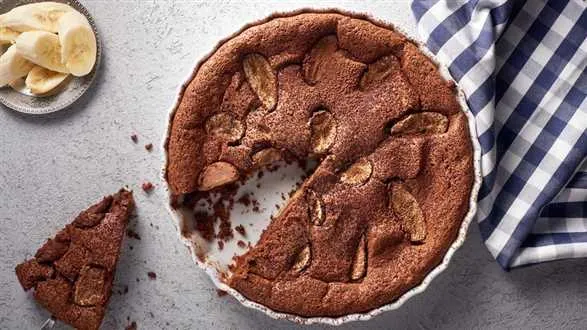 Ciasto czekoladowe z bananami