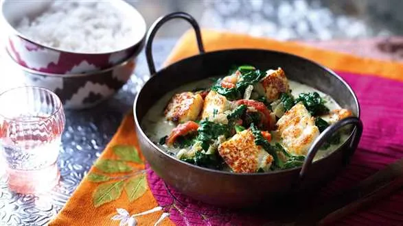 Palak paneer – szpinak z domowym twarogiem
