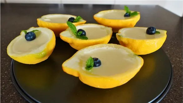 Krem cytrynowy w cytrynkach