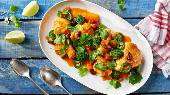 Potrawka z kurczaka z fasolą