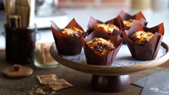 Muffiny jabłkowe z karmelem