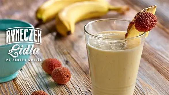 Tropikalne smoothie z liczi