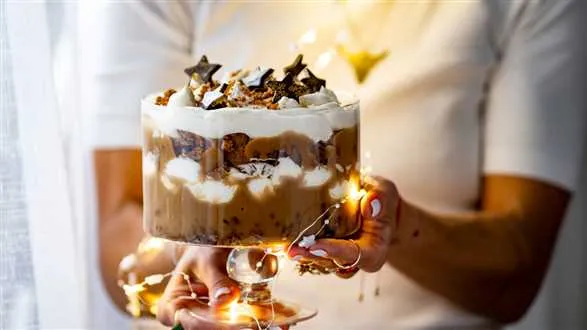 Trifle z kremem spekulatius 