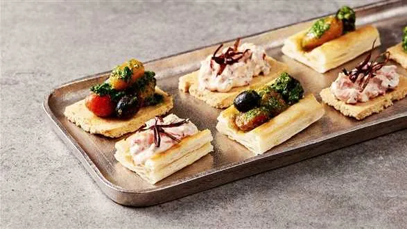 Sylwestrowe przekąski z ciasta owsianego