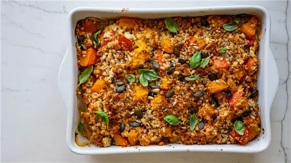 Dyniowa zapiekanka z chrupiącą serową kruszonką  - MCS