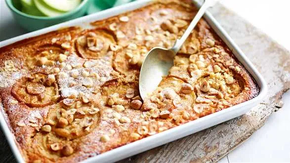 Zapiekanka z jabłkiem i amarantusem