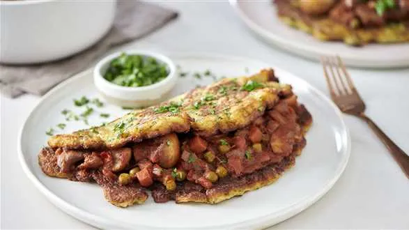 Wegański placek po węgiersku