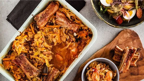 Żeberka w kapuście