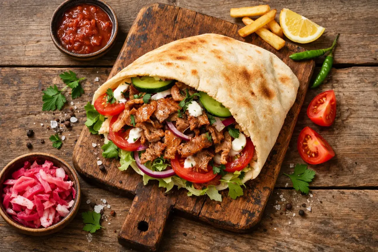 Ile kalorii ma kebab w bułce? Sprawdź fakty i liczby