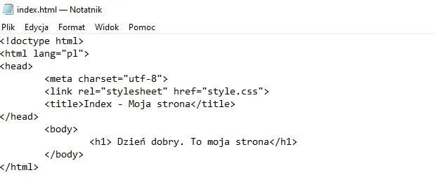 Jak łatwo stworzyć index.html i zbudować swoją pierwszą stronę