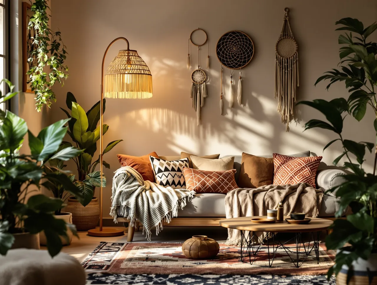 Lampa podłogowa boho: Jak wybrać idealną i odmienić wnętrze?