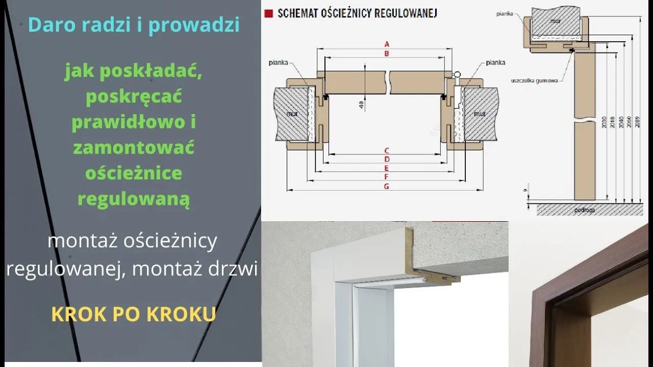 Samodzielny montaż drzwi wewnętrznych: Poradnik krok po kroku