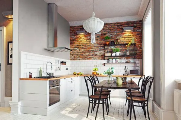 Ściana w kuchni jak blat – stwórz nowoczesną i spójną aranżację