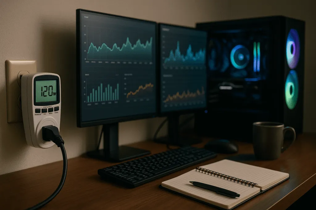 Komputer stacjonarny: Ile prądu zużywa i jak to policzyć?