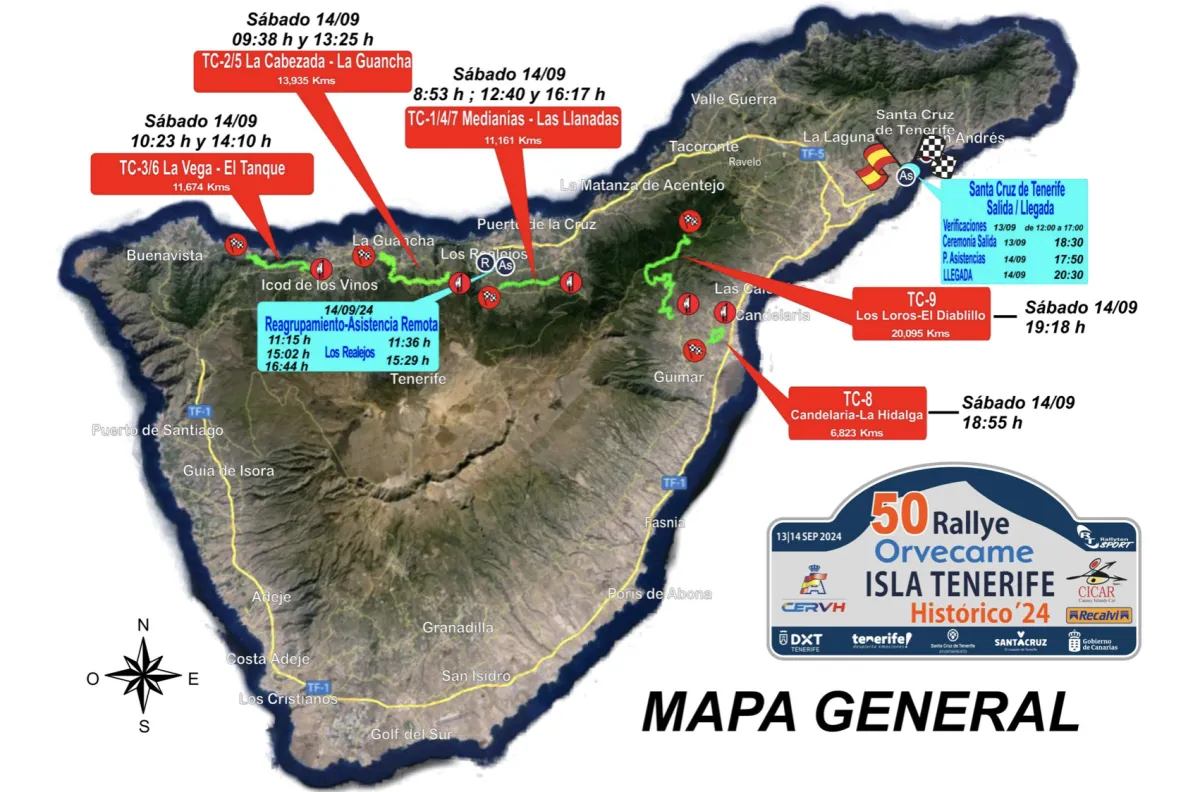 Todo lo que necesitas saber sobre el rally Isla de Tenerife