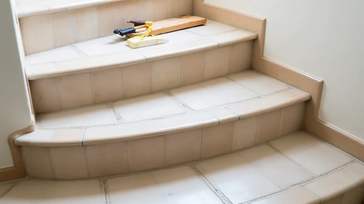 Precyzyjne układanie płytek na schodach półokrągłych krok po kroku bez błędów