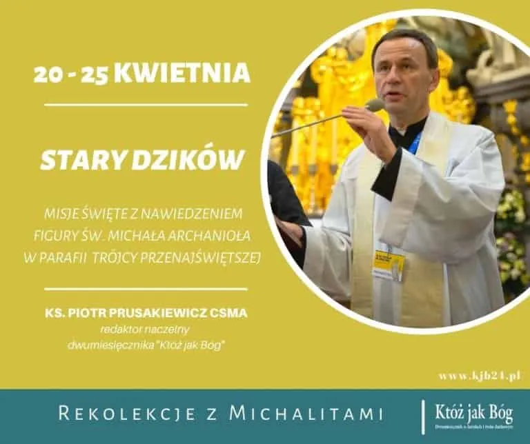 Terminy rekolekcji Ktoz jak Bog: harmonogram wszystkich spotkań duchowych