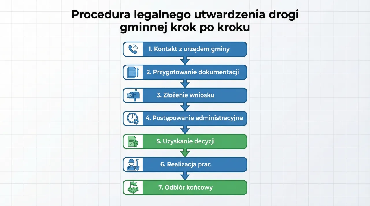 Utwardzenie drogi gminnej: Wniosek, wzór i kompletny poradnik