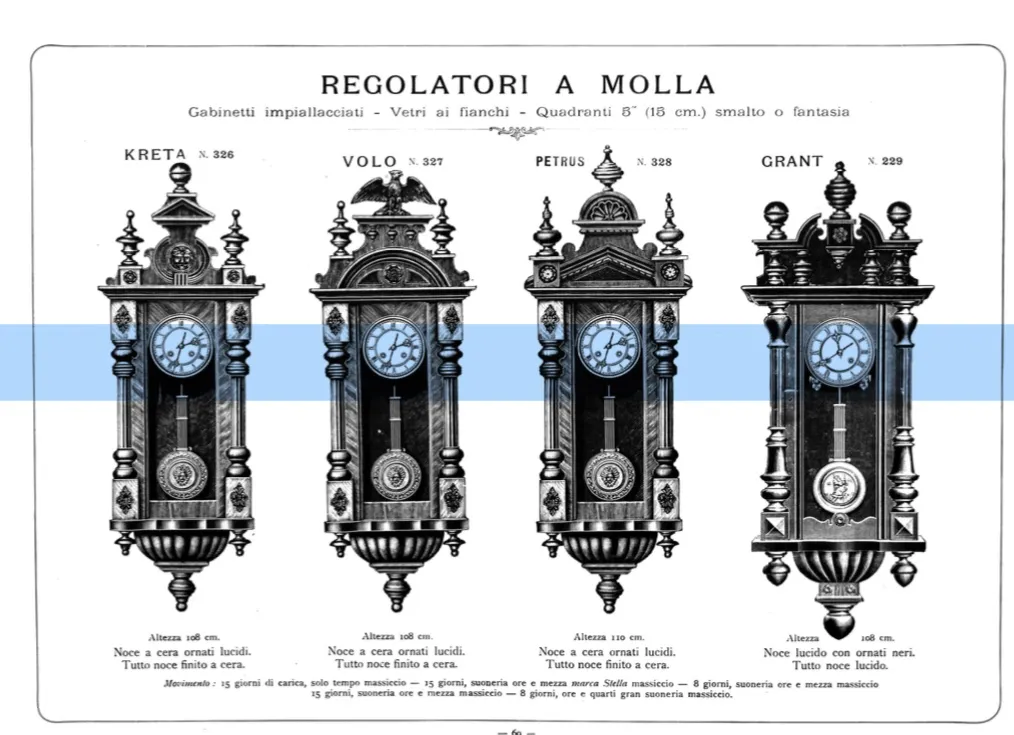 Katalog zegarów Gustav Becker - kompendium wiedzy dla każdego