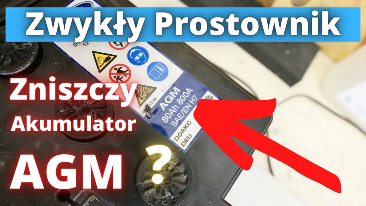 Jakim prostownikiem ładować akumulator AGM, aby uniknąć uszkodzeń?