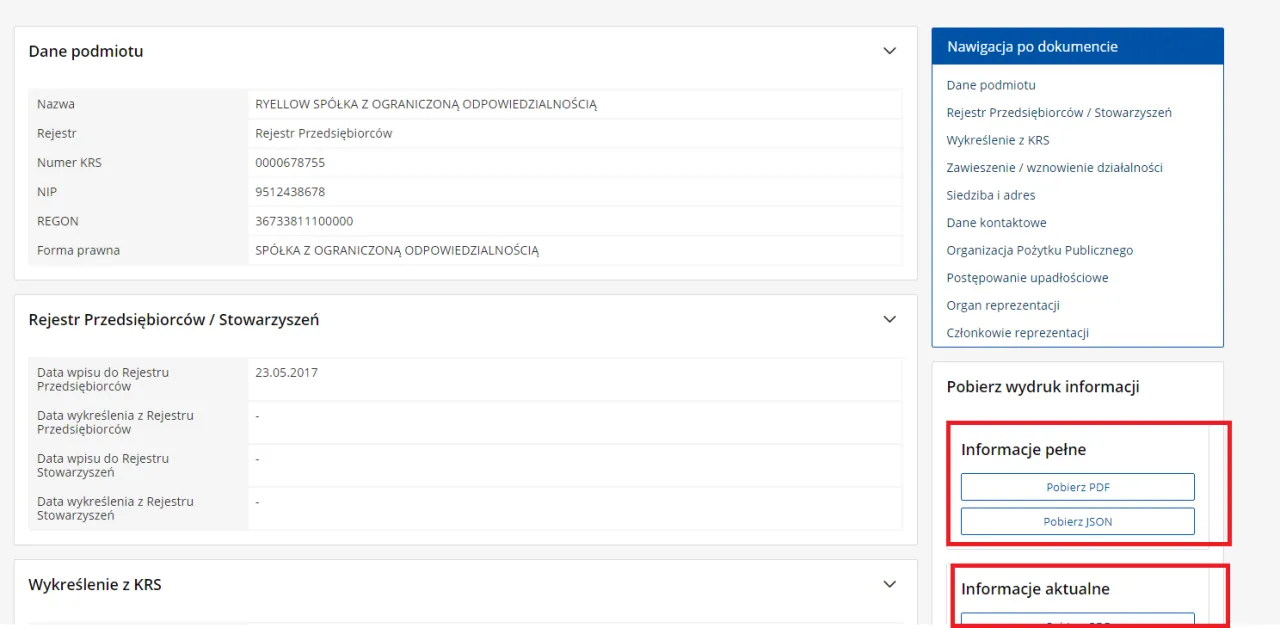 Jak wydrukować KRS bez opłat i zbędnych formalności