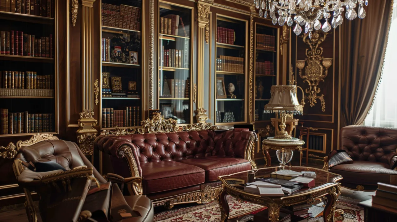 Biblioteczki w stylu Ludwika: Klasyczne meble do Twojego wnętrza