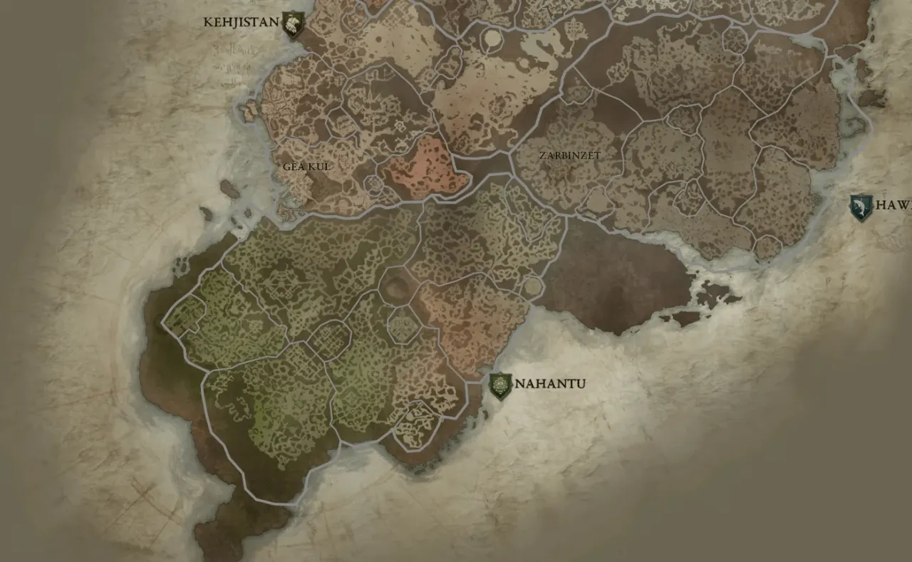 Mapa świata w Diablo 4 - co już wiemy o lokacjach?