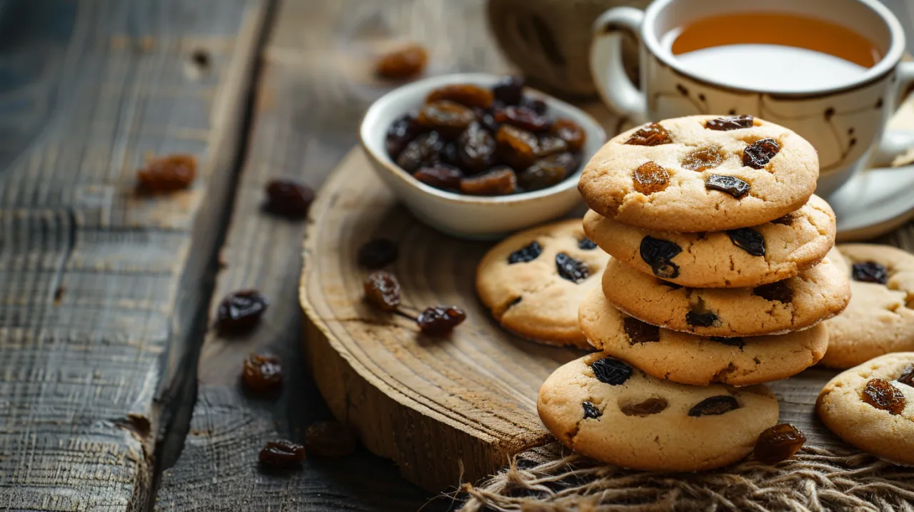 Klasyczne ciasteczka z rodzynkami - Poznaj nasz sprawdzony przepis!