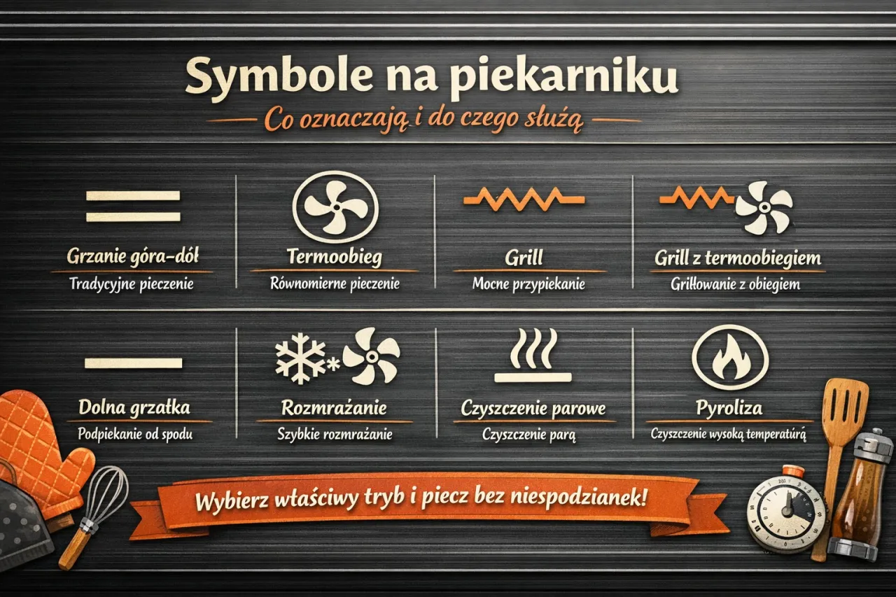 Symbole na piekarniku: Przewodnik po funkcjach i ustawieniach